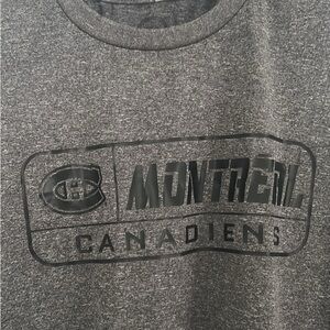 NHL Montreal Canadiens Heather Gray Tee